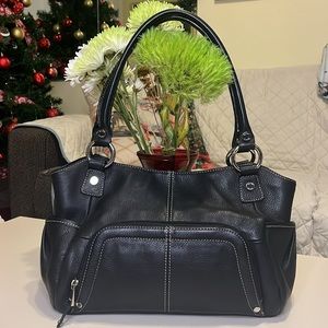 TIGNANELLO ITALIAN LEATHER SHOULDER BAG
